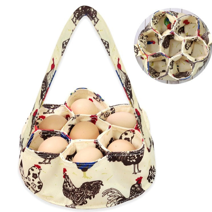 Egg Collection Basket Egg Collection Basket 7 Bags Chicken Mother Chicken Duck Goose Egg Housewife Farm Garden