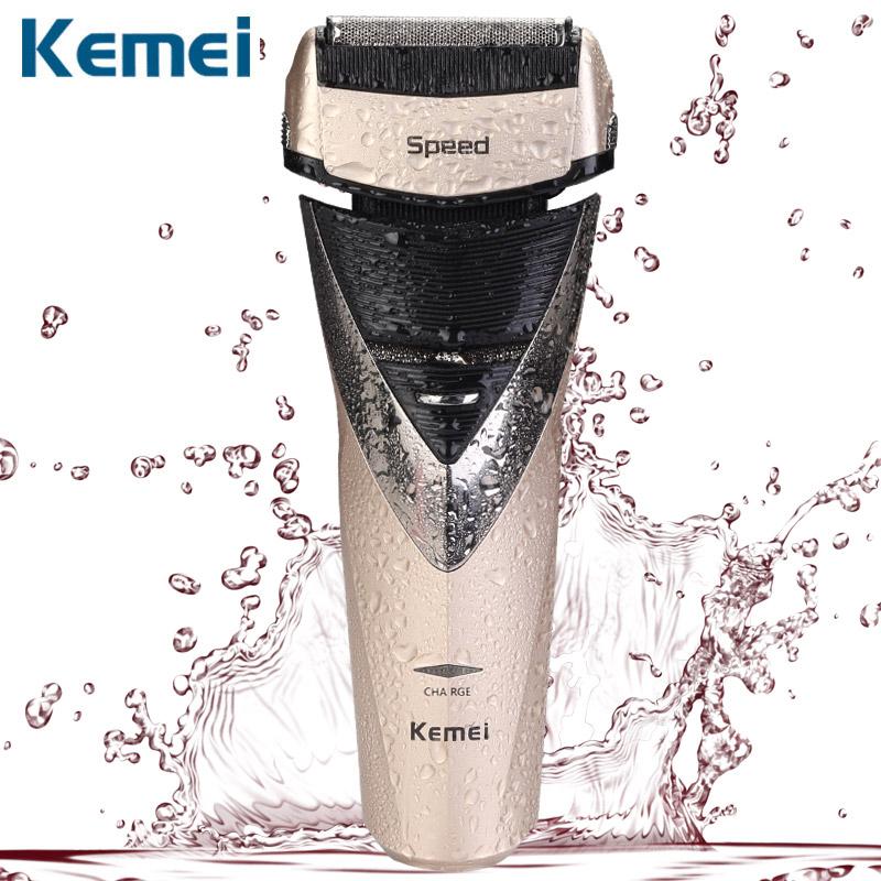 Kemei electric shaver rechargeable shaveing for man shavers body wash twin blade cutter head men face care Shaver razor KM-8102