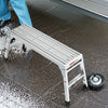 Work Platform Aluminum Portable Bench Folding Ladder ANSI Capacity 225 LBS 40