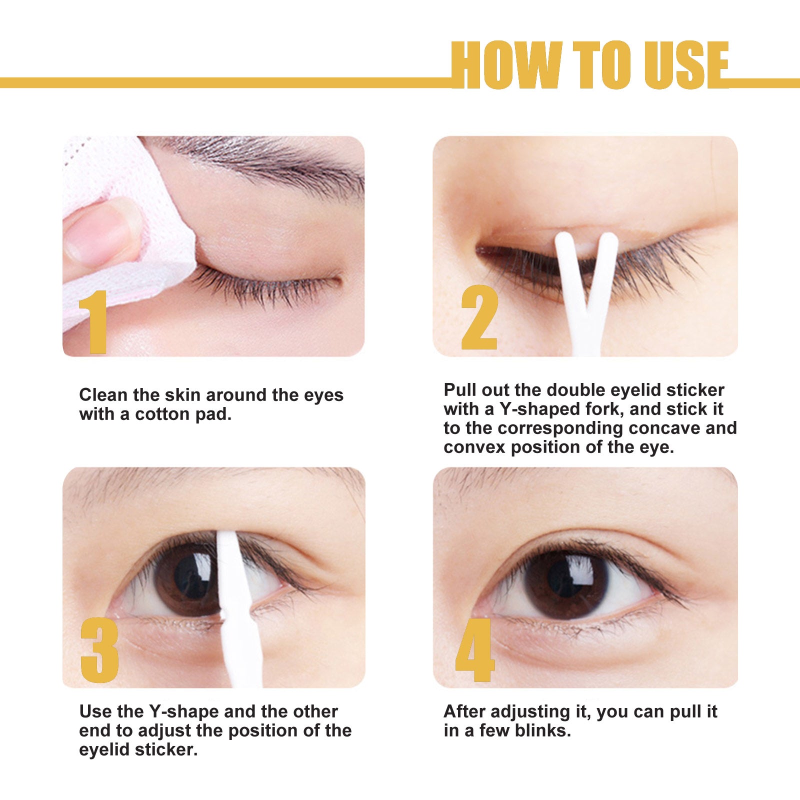 Double Eyelid Gel Permanent Natural Traceless Invisible Non-Glue Double Eyelid Gel Beauty Patch