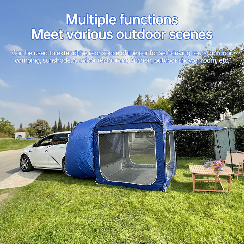 Outdoor Extended SUV Tail Tent Room, Vehicle-mounted Tent, Trunk Tent, Car Rear Trunk Tent