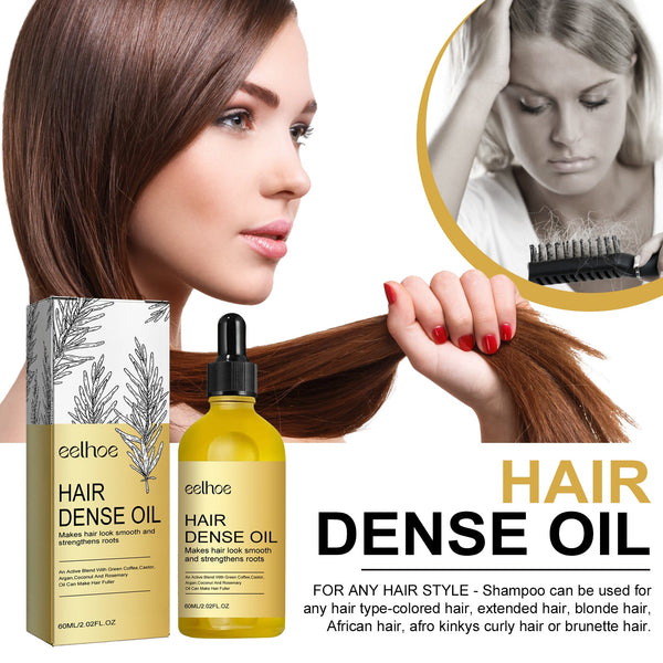 Hair Dense Oil, Scalp Cleaning Care Fluffy Soft Repair Dry Hair Impetuous Solid Hair Dense Hair Essential Oil