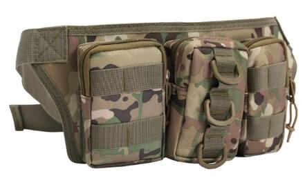 Black Hawk Commandos Waist Bag 3-Sack Portable Waterproof camouflage pack for Travel workout sports outdoor