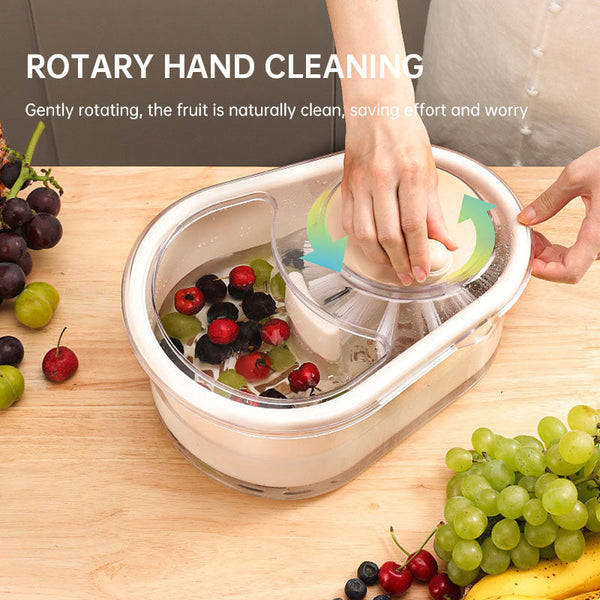 Fruit and vegetable washer drain basket household washing machine kitchen ingredients washing basket