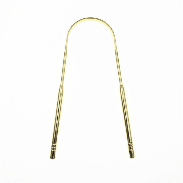 Stainless steel 304 tongue scraper, tongue coating cleaner, tongue scraper, tongue coating brush, oral care tool