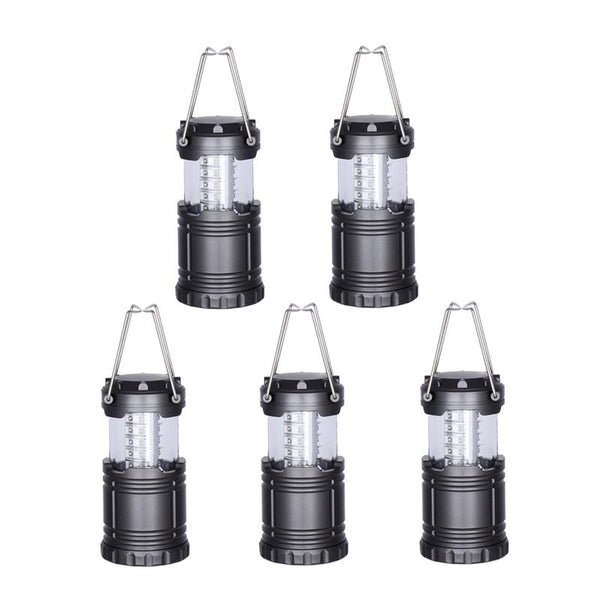 30 LED Portable Lantern Collapsible Camping Tent Night Light For Emergency Hiking Outdoor Activities