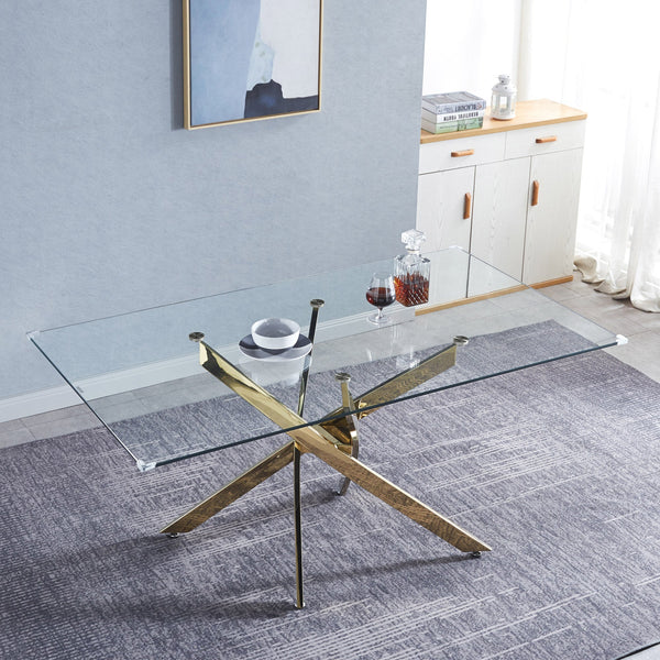 Modern Glass Table for Dining Room/Kitchen, 0.39