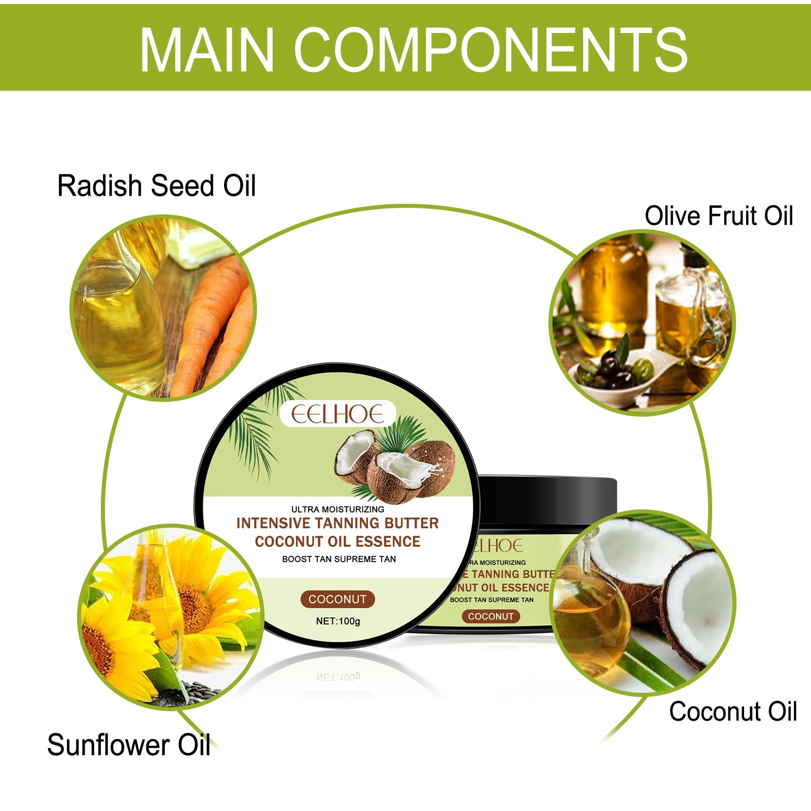 Intensive Tanning Butter, Outdoor Sunbathing Evenly Helps Tan To Create Tan Skin Moisturizing Cream