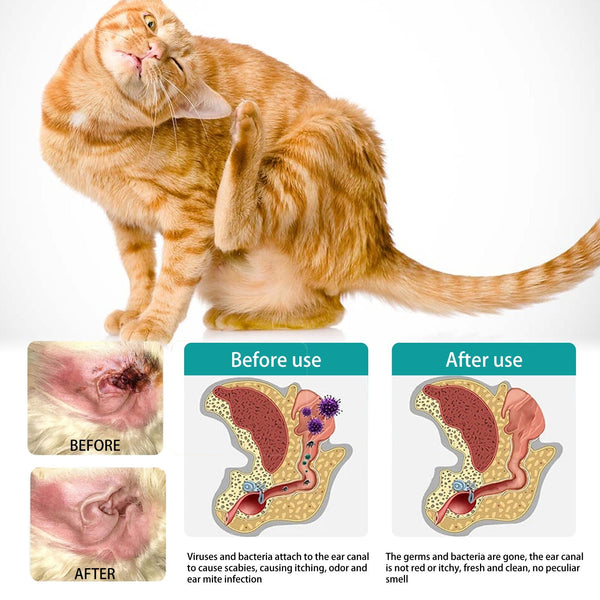 Pet Ear Cleaning Finger Sleeves for Cats and Dogs Ear Mite and Earwax Care Ear Canal Cleaning Finger Sleeves