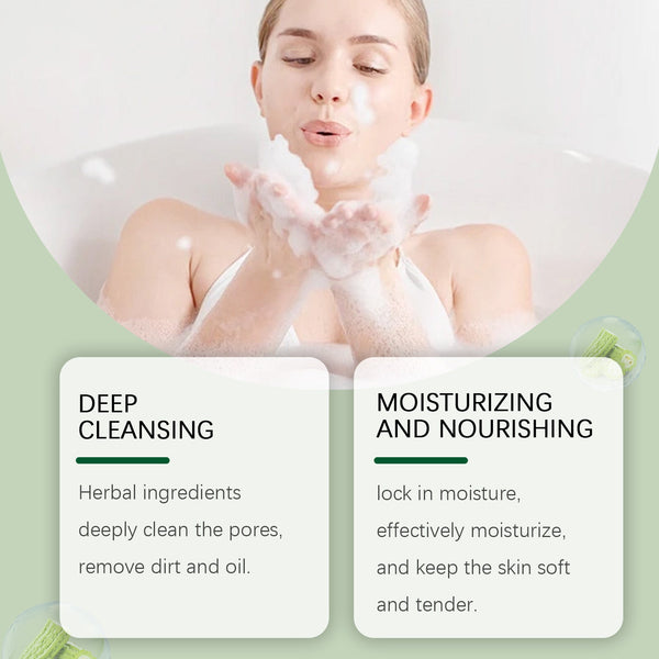 Bitter Gourd Herbal Bath Soap Gently Moisturizes Body Skin Moisturizes And Cleanses Pores Bath Body Soap