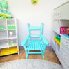 Children's rocking light Light Blue chair- Indoor or Outdoor -Suitable for kids-Durable