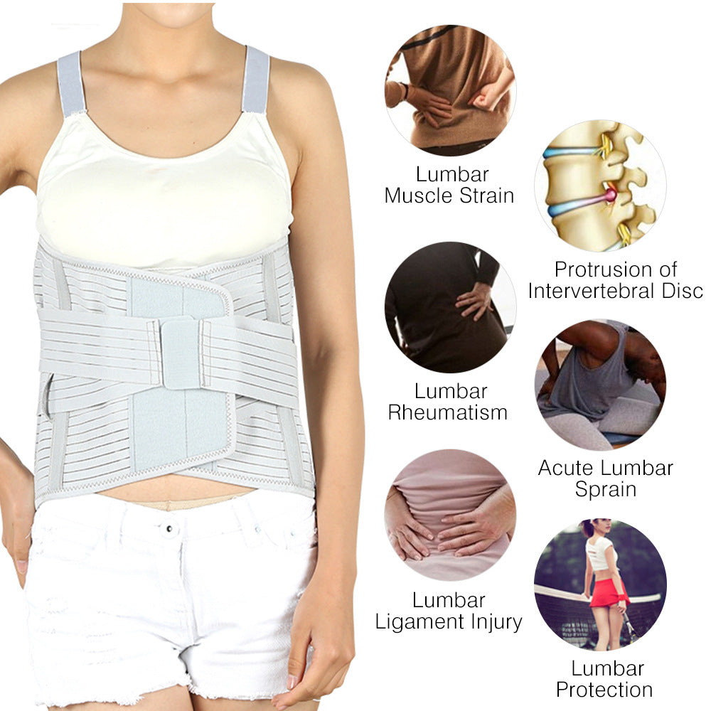 Hailicare Steel Plate Belt Protector Lumbar Muscle Strain Lumbar Disc Protrusion Widening And Lengthening Belt Protector