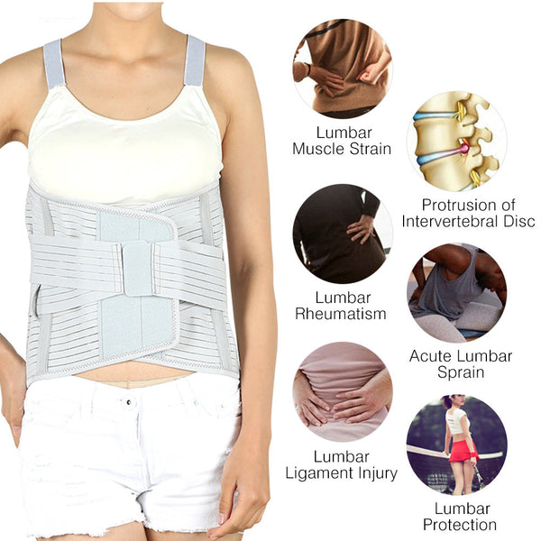 Hailicare Steel Plate Belt Protector Lumbar Muscle Strain Lumbar Disc Protrusion Widening And Lengthening Belt Protector