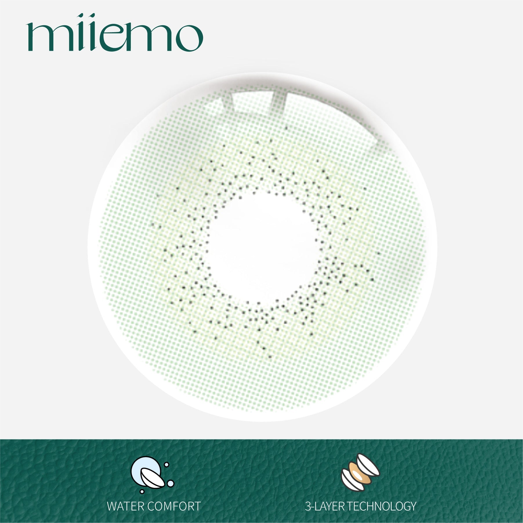 1Pair FDA Certificate Eyes Beautiful Pupil Colorful Girl Cosplay Contact Lenses  PHALAENOPSIS GREEN