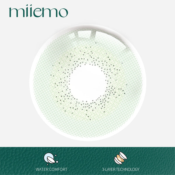 1Pair FDA Certificate Eyes Beautiful Pupil Colorful Girl Cosplay Contact Lenses  PHALAENOPSIS GREEN