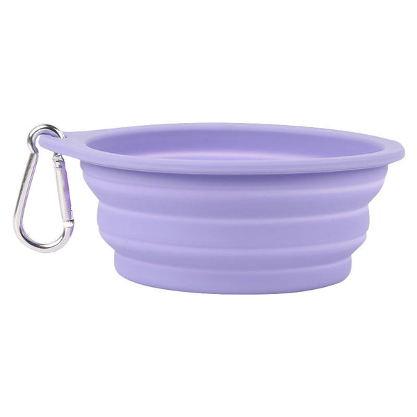 Silicone Foldable Bowl Portable Pet Bowl 600ml Cat Bowl Travel Pet Portable Dog Bowl