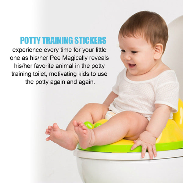 Potty Training Stickers Children's Potty Pee Training Cartoon Personality Paper Assisted Reward Stickers