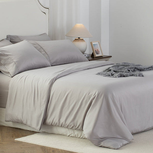 Kasentex Duvet Cover Bedding Set with Duvet Cover, Pillowcase, Fitted Sheet, Hypoallergenic and Breathable, Room Decor, Graduation Gifts