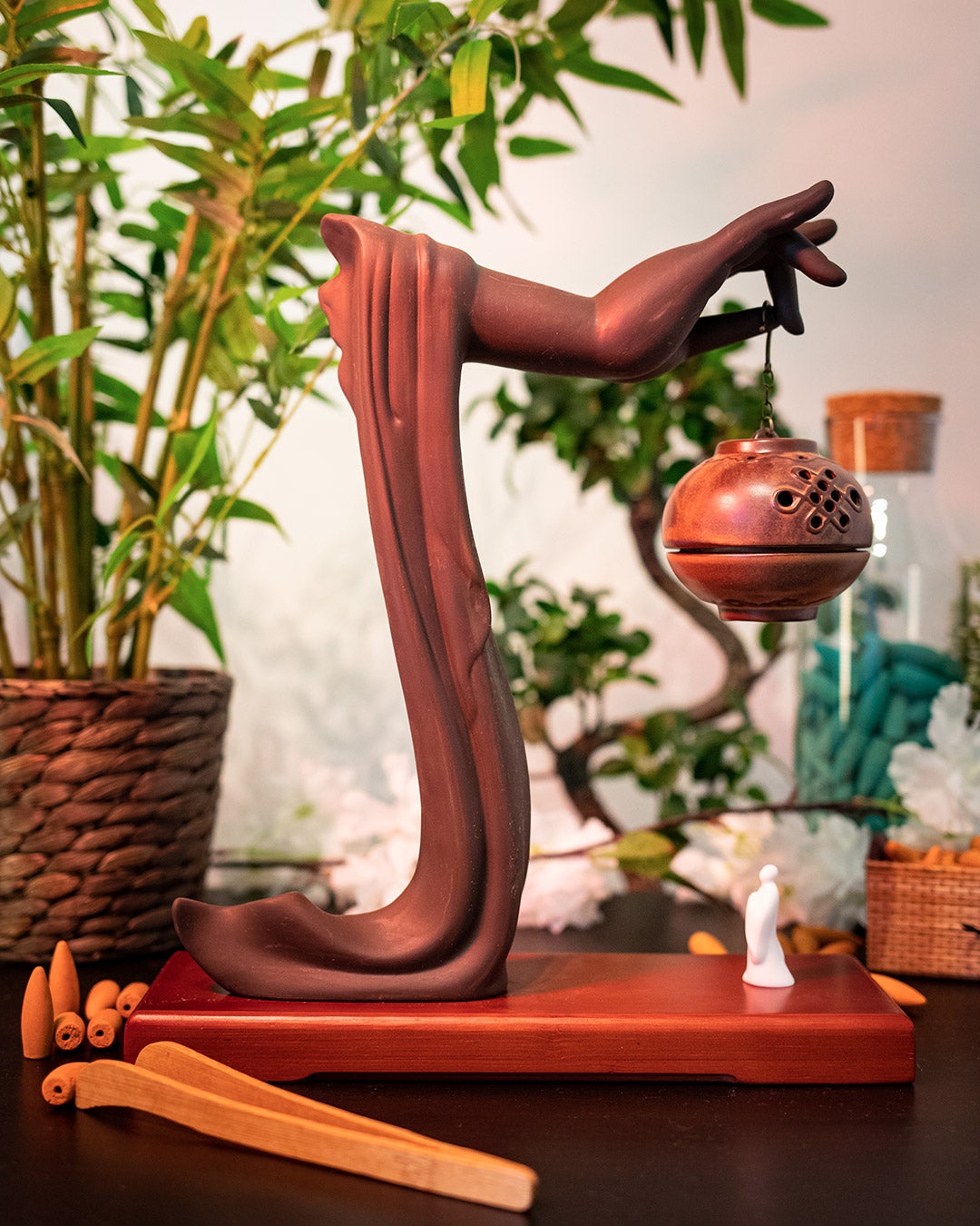 Hand of Buddha XL - Backflow Incense Burner