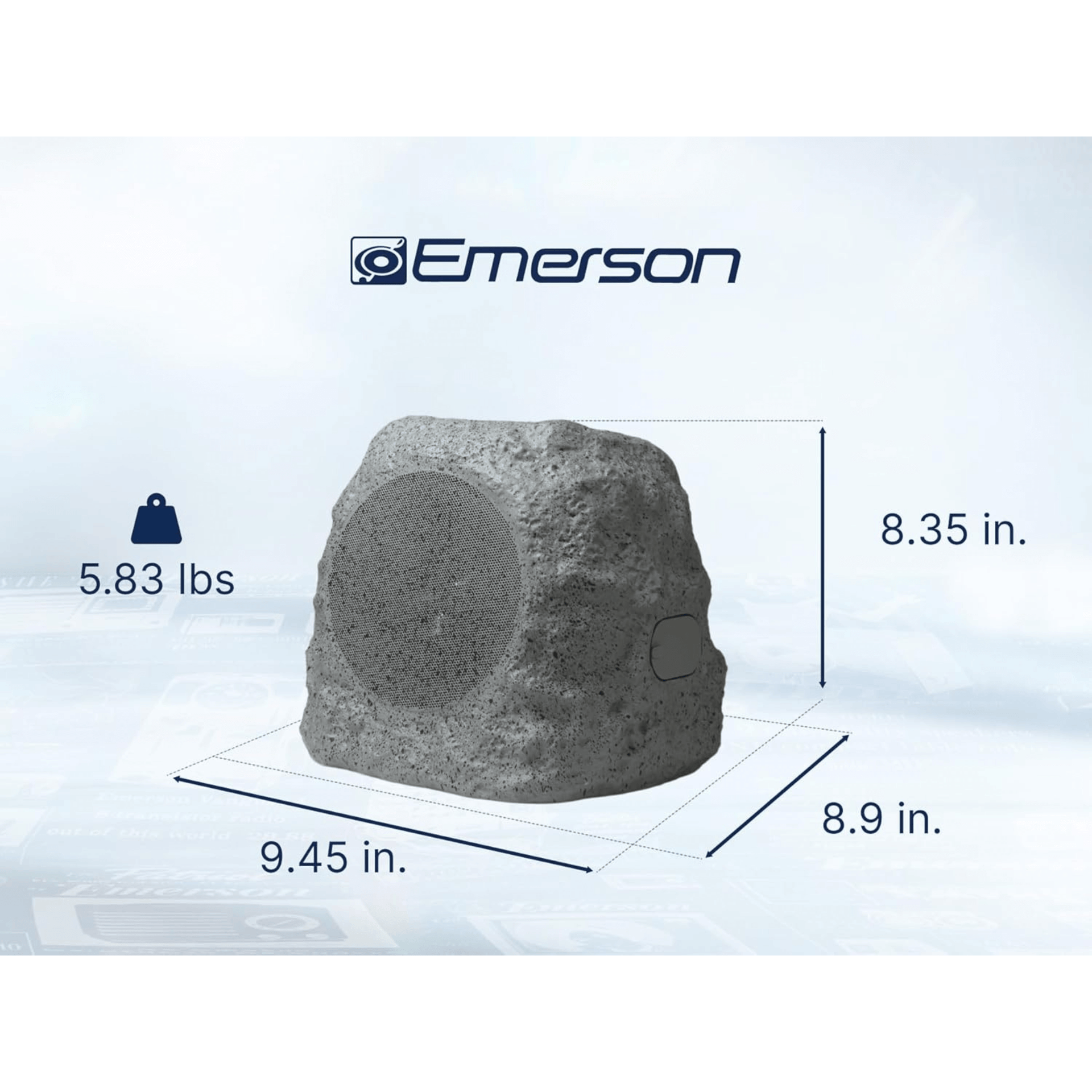 Emerson Rock Party Solar Bluetooth Speaker