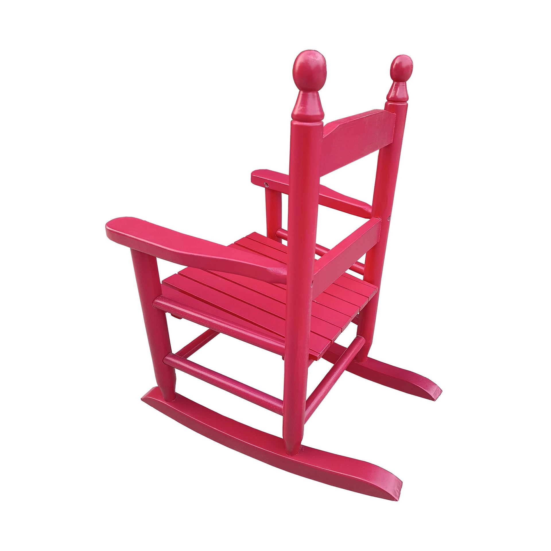 Children's rocking red chair- Indoor or Outdoor -Suitable for kids-Durable Solid Wood