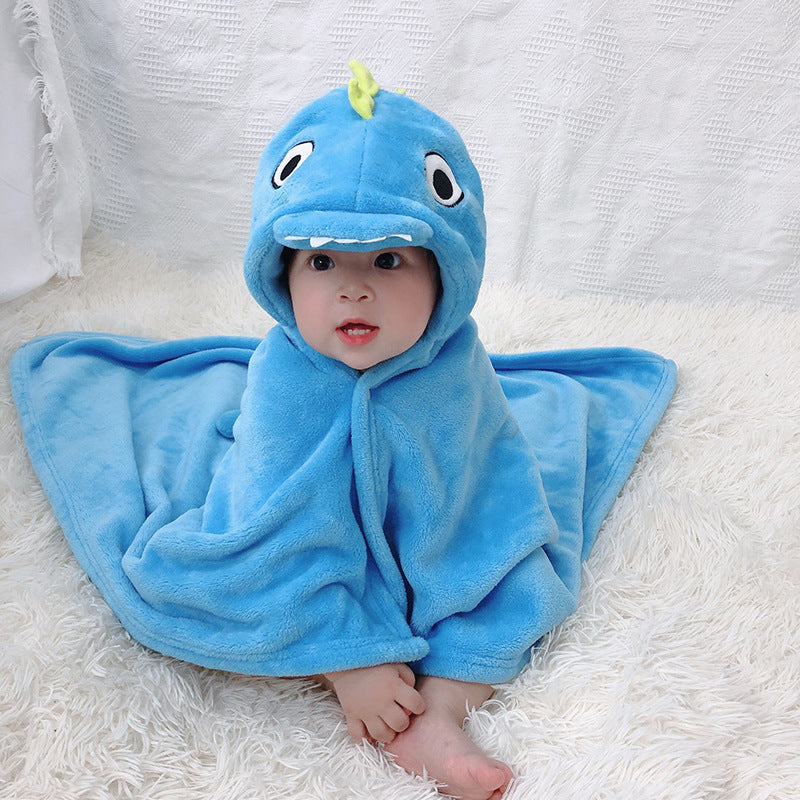 Infant Baby Cloak Cloak Quilt Multi-style Cartoon Flannel Quilt