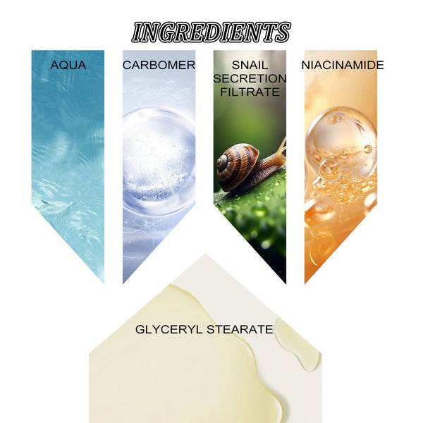 Premium Snail Peptide Eye Cream, Elastic Muscle To Reduce Puffiness And Fine Lines Around The Eye Skin Roller Massage Care Eye Cream