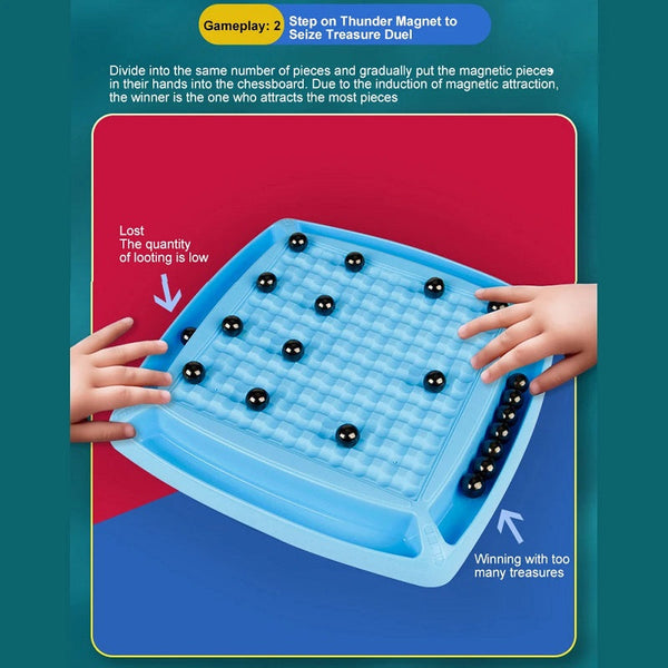 Magnetic Battle Chess Portable Magnetic Effect Chess Set Improve Creativity Logic Thinking Party Supplies for Family Reunions