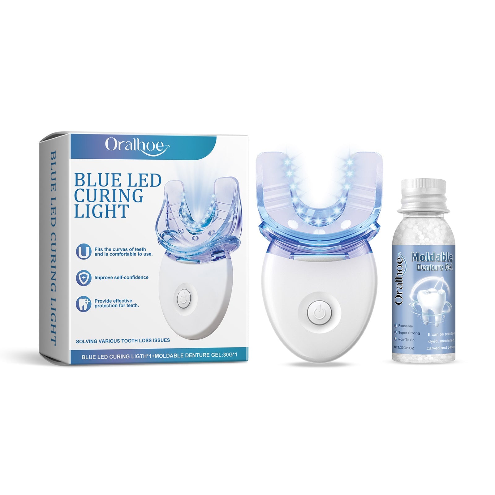 Dental Care Kit Improves Smile Appearance Gentle Comfort Beauty Teeth Shine Teeth Care