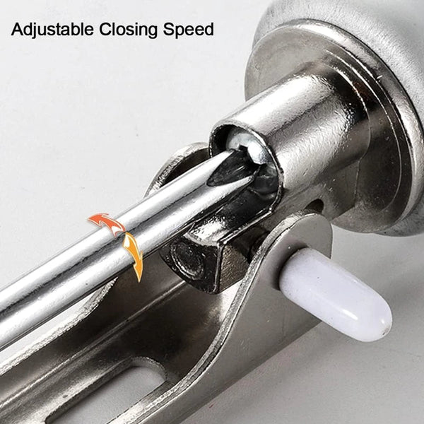 Gas Spring Automatic Door Closer 90 Degrees Within The Positioning Stop Mute Soft Closing Device Adjustable Buffer Force
