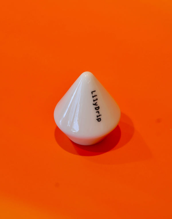 LilyDrip – Ceramic Pour-Over Specialty Coffee Accessory, Fits Pour-Over Cone Drippers