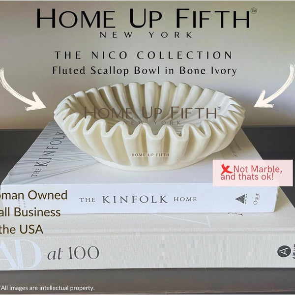 Groove lotus leaf edge decorative bowl - living room style coffee table bookshelf desktop style home retro decoration