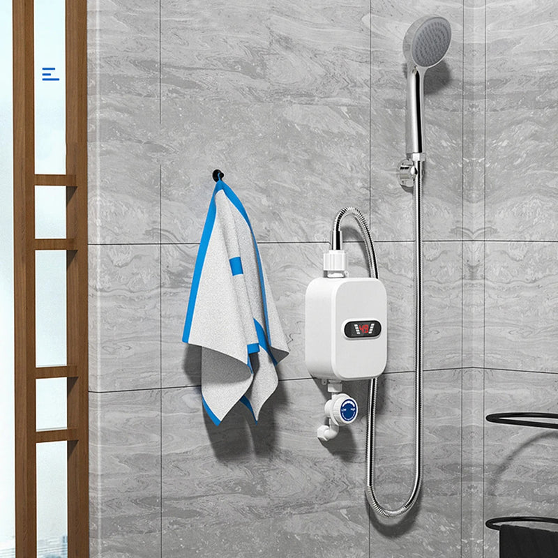 220V/110V 3500W instant electric water heater fast heating mini small electric kitchen treasure thermostatic shower shower set