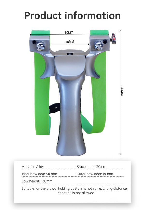 Titanium Alloy Slingsshot Integrated Clip Extended Hand Guard Cover Outdoor Hunting And Shooting Competitive Slingshot