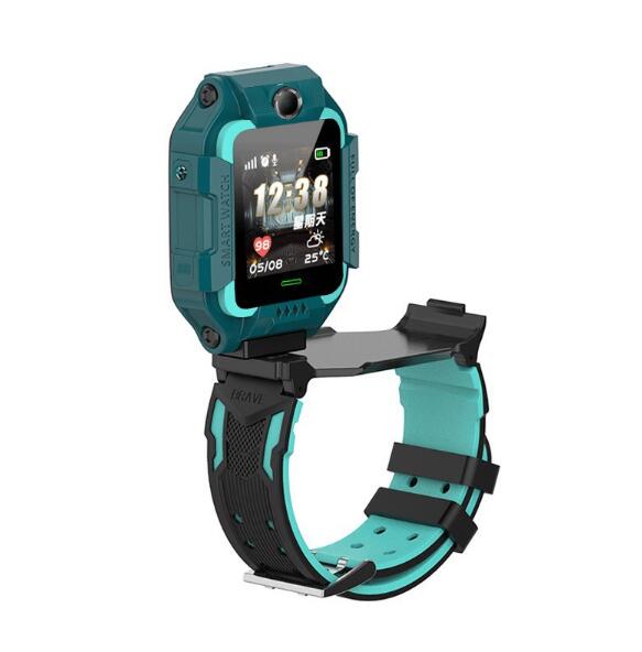 Q19 Dual Cameras Flip design waterproof Kids Smart Watch LBS Positioning SOS Mobile Phone Watch