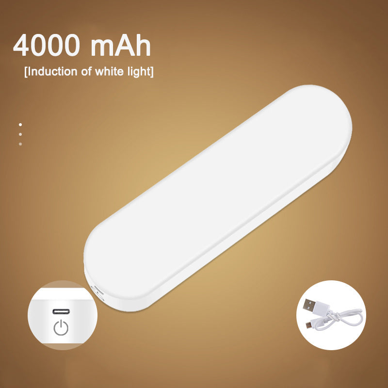 Human body sensing night light intelligent charging bedroom bedside voice control home wireless corridor cabinet night light