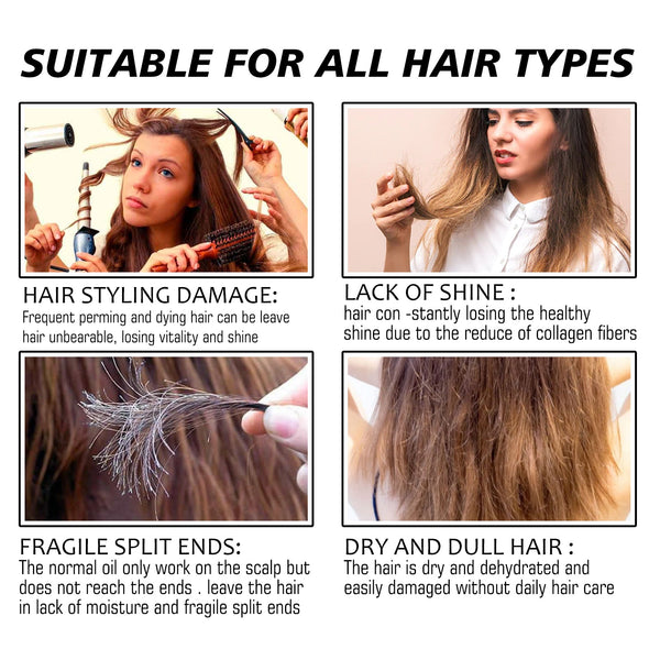 Hair Shine Spray Repair Dry And Irritated Hair Moisturizing Hair Treatment Spray For Damaged Hair