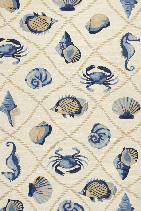 2' X 3' Beige Hand Tufted Area Rug