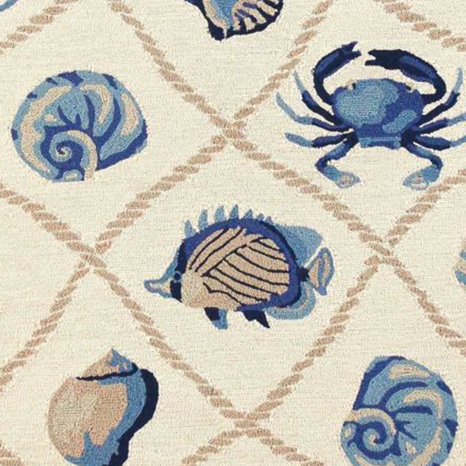 2' X 3' Beige Hand Tufted Area Rug