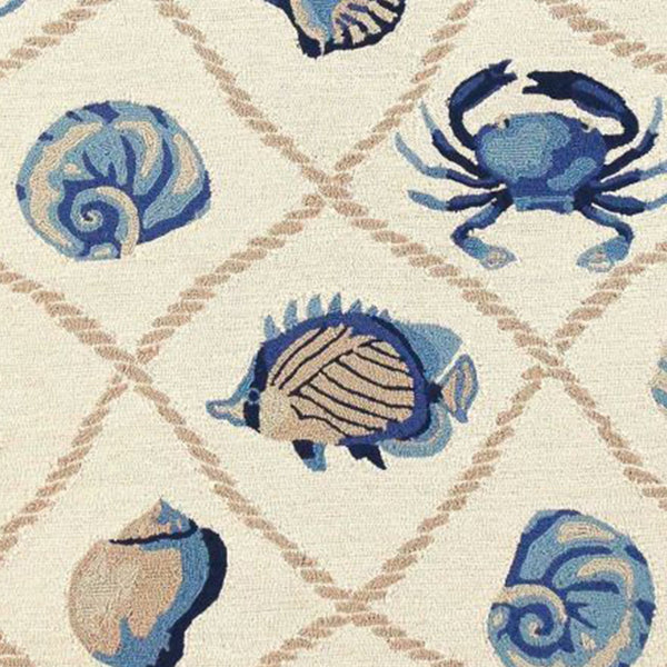 2' X 3' Beige Hand Tufted Area Rug