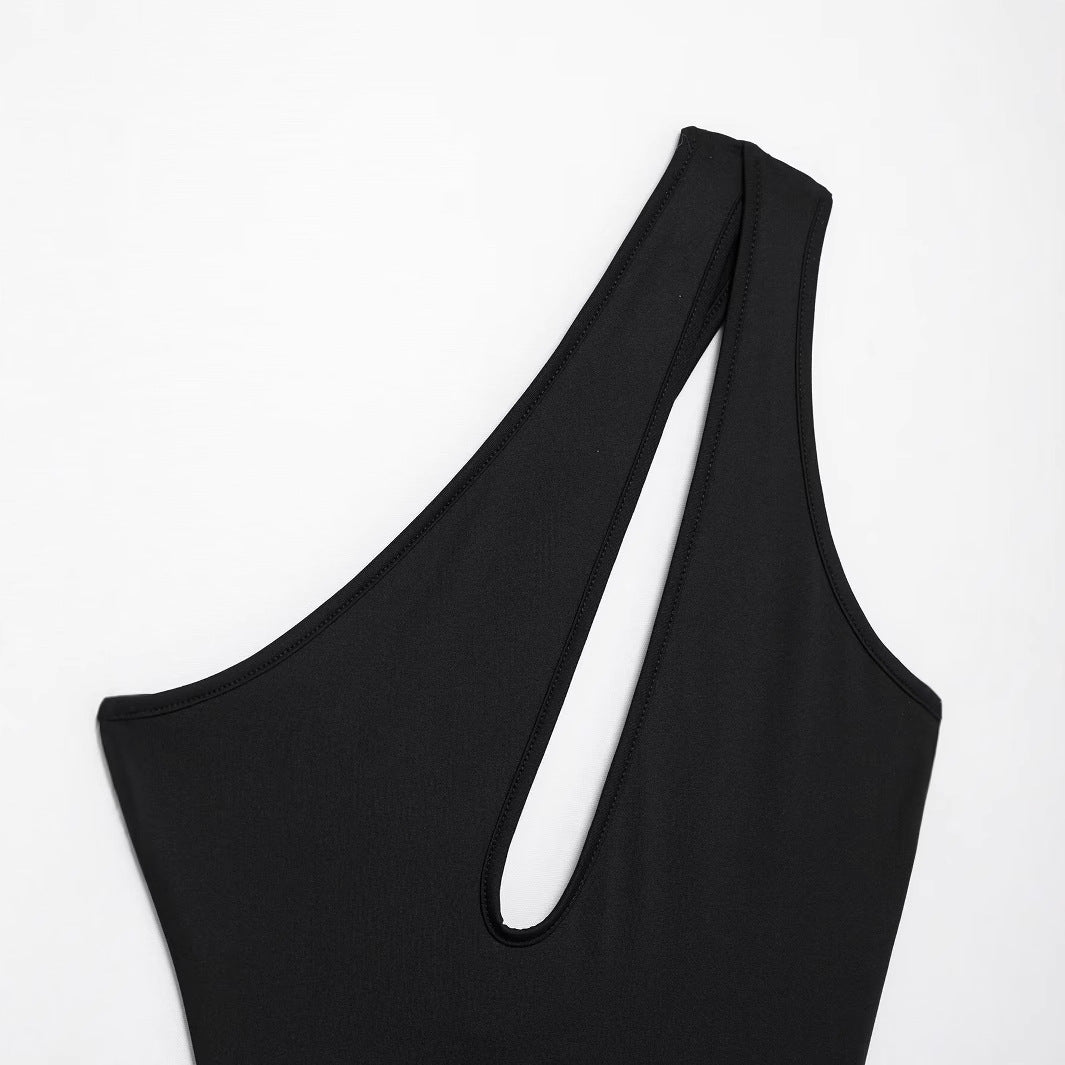 Hollow out vacation diving swimsuit one-piece swimsuit for women