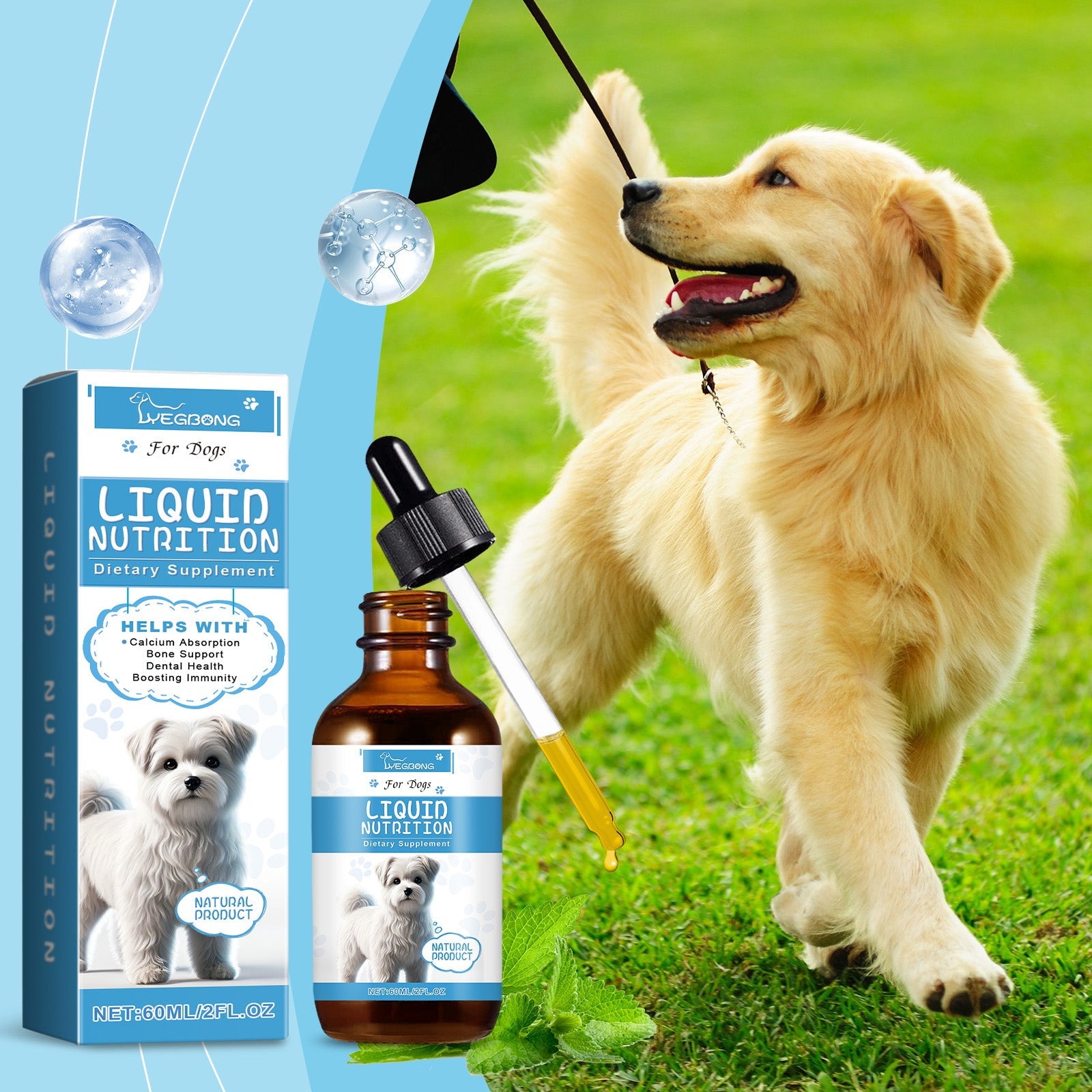 Pet Vitamin Supplement Drops Enhance Immunity And Promote Vitality Healthy Dietary Supplement Drops