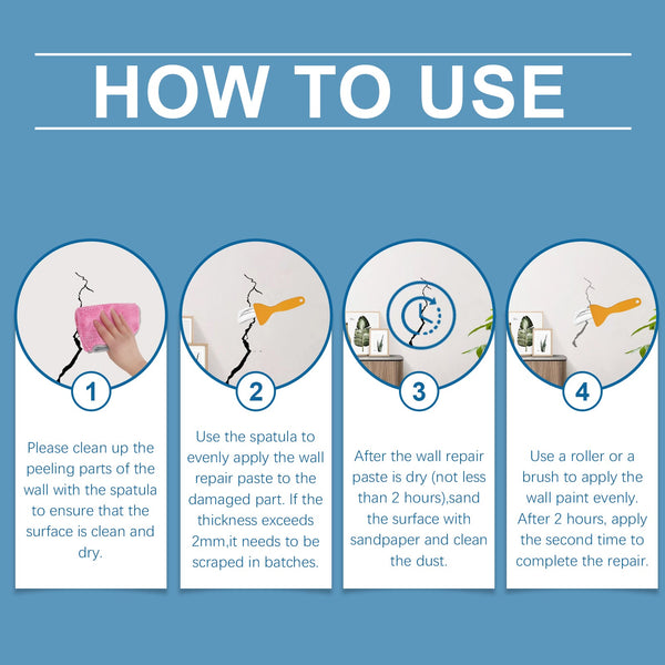 Wall Repair Paste To Cover Stains Wall Cleaning Wall Paint Off Moisture Proof Crack Repair Agent