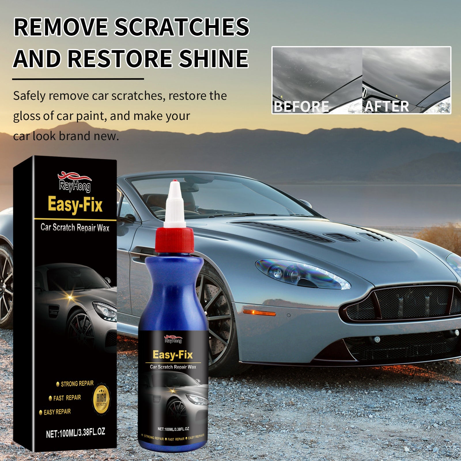 Car Scratch Repair Wax