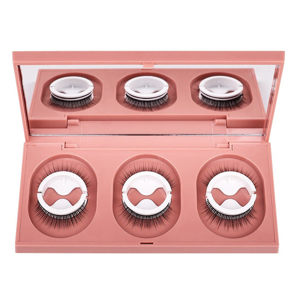 False Eyelashes Warm Gel Free Self-Adhesive Three Pair Suit Pure Manual Natural Exquisite Boxed Japanese False Eyelashes