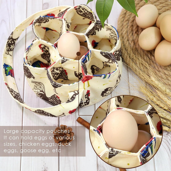 Egg Collection Basket Egg Collection Basket 7 Bags Chicken Mother Chicken Duck Goose Egg Housewife Farm Garden