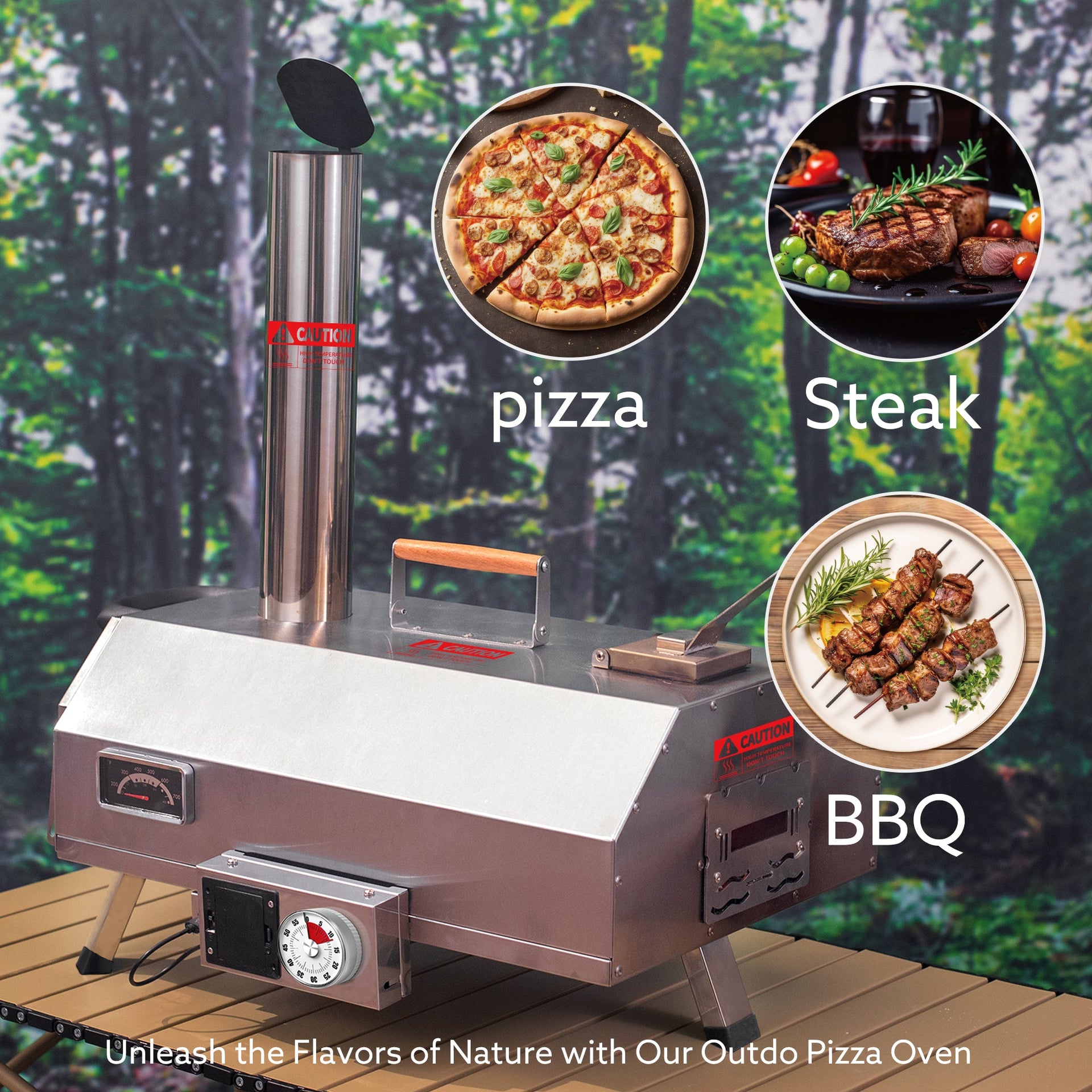 Stainless Steel Pizza Oven Outdoor 12