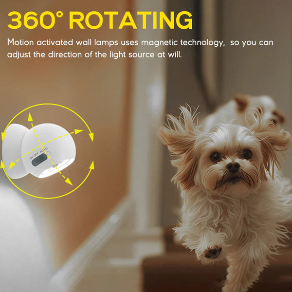 2 Pack 500 Lumens Motion Sensor Night Light