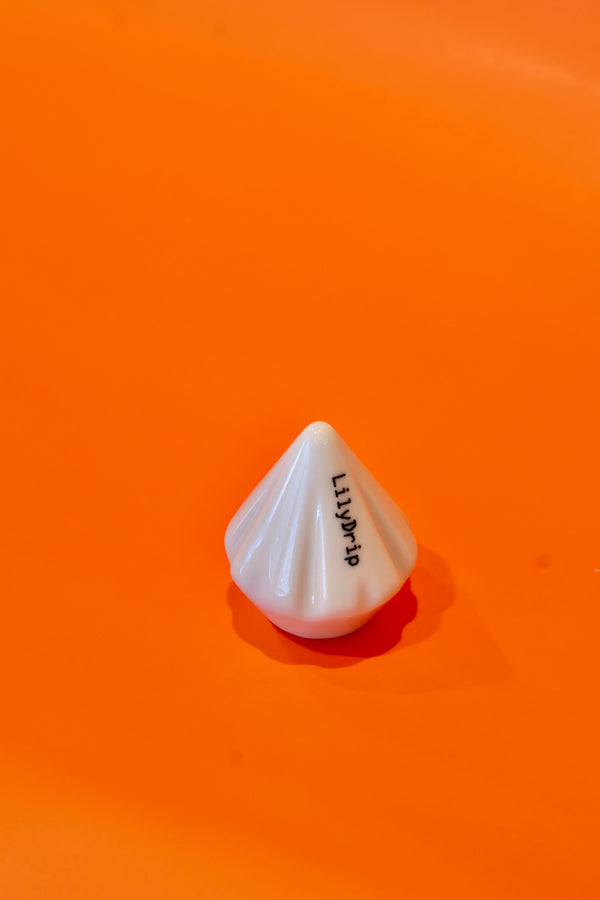 Sakura – Ceramic Pour-over Coffee Accessory for Cone Drip Brewer, Fast Flow Rate