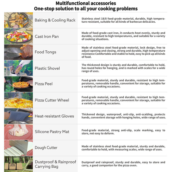 Stainless Steel Pizza Oven Outdoor 12